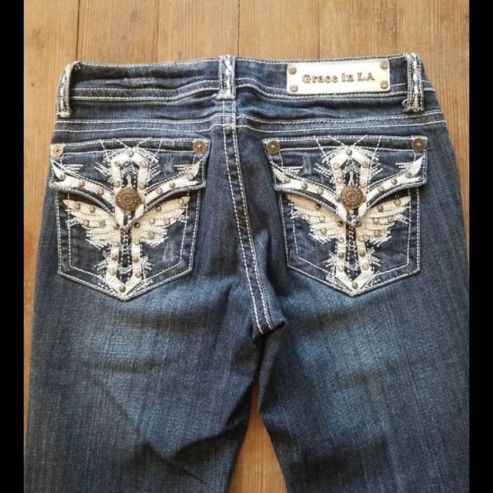 Grace in LA Bootcut jeans size 25